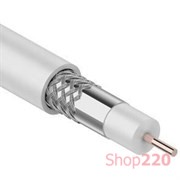 Кабель телевизионный RG 6 Coaxial RG690BV-W HDC, ЗЗЦМ 72575