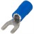 Изолированный вилочный наконечник 1.5-2.5 кв.мм, синий, 100шт, e.terminal.stand.sv.2.5.blue Enext - фото 116113
