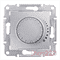 Светорегулятор поворотно-нажимной универсальный, алюминий, Sedna SDN2200860 Schneider - фото 31454