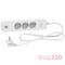 Удлинитель на 3 розетки + USB, шнур 3м, белый, Unica Extend ST943U3W Schneider - фото 50857