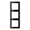Рамка 3 поста, черный, Jung LS990 (пластик) LS983SW - фото 68576