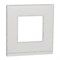 Рамка 1-постовая, горизонтальная, белое стекло / белый, Unica New Schneider NU600285 - фото 68900